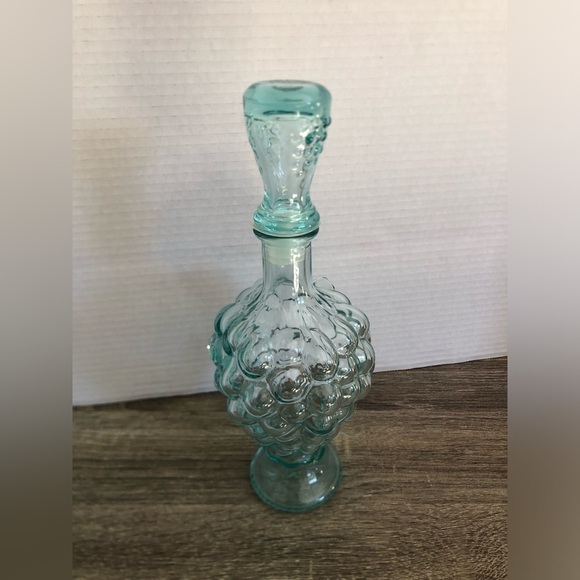 Vtg Etrusca Italy Grape Shaped Decanter with Stopper - Picture 11 of 14